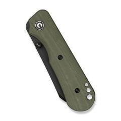 Civivi Crabby Thumb Stud Knife OD Green G10 Black Blade Handle Çakı