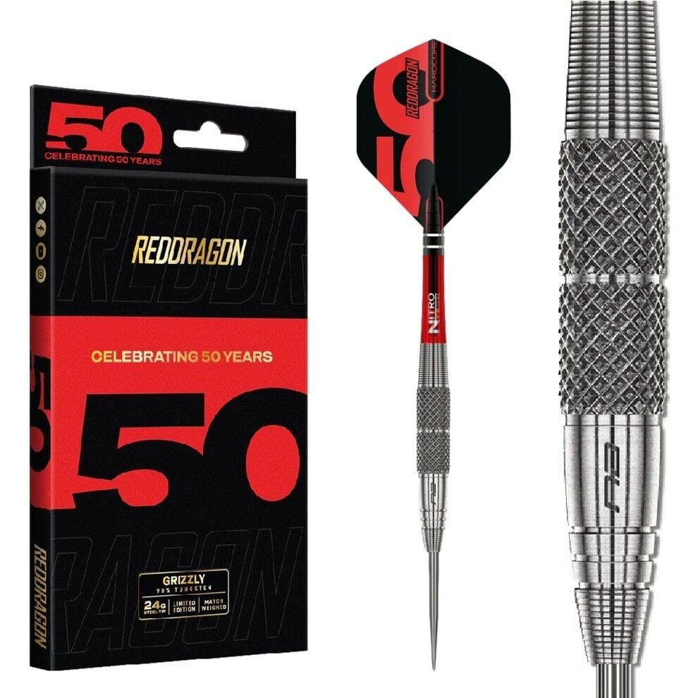 Red Dragon Grizzly 2 % 90 Tungsten Çelik Uçlu Dart Oku