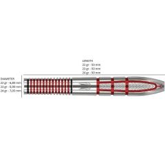 Target Nathan Aspinall G2 % 95 Tungsten SP Çelik Uçlu Dart Oku