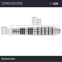 Red Dragon Flightmasters Sidewinder % 80 Tungsten Çelik Uçlu Dart Oku