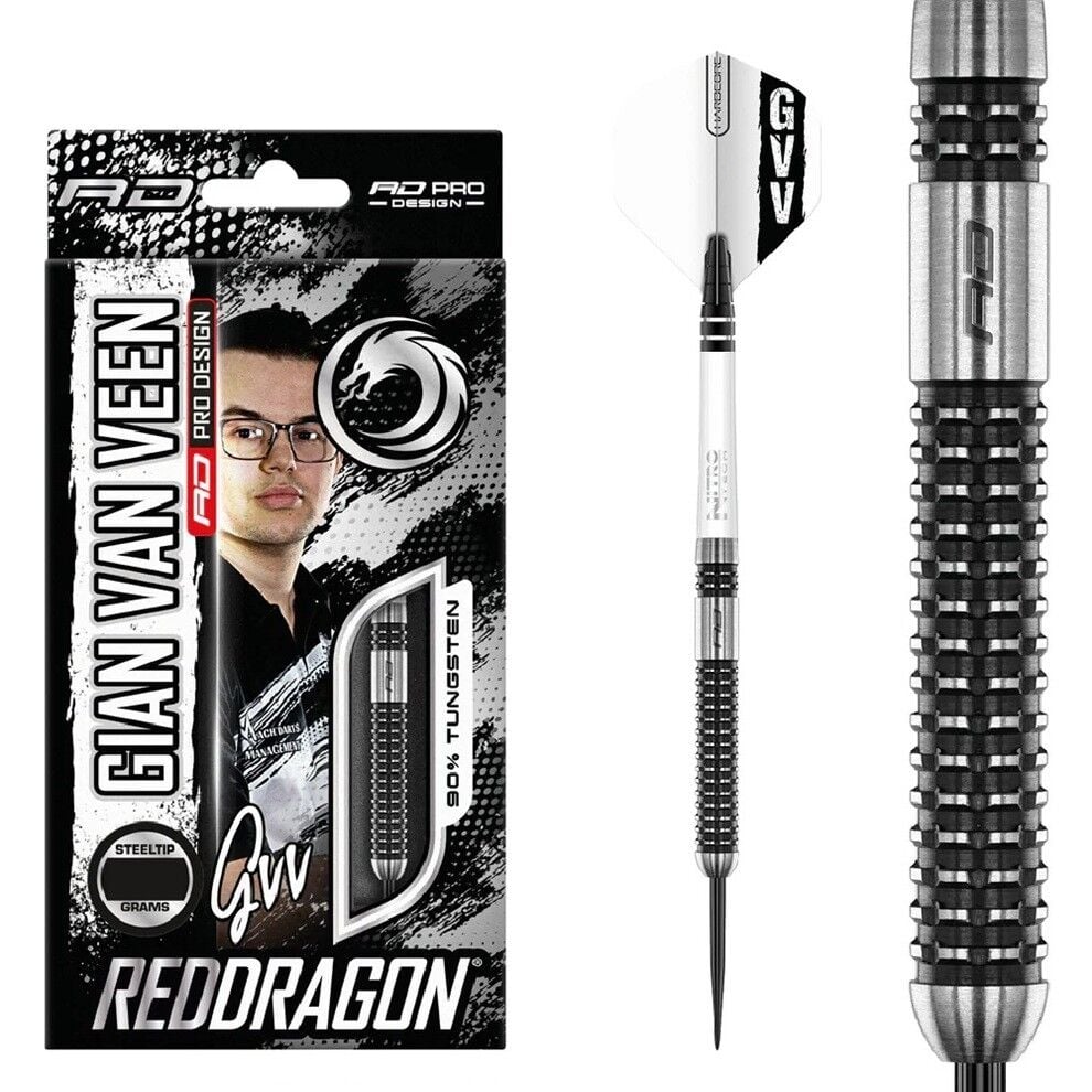 Red Dragon Gian Van Veen Axis S.E.% 90 Tungsten Çelik Uçlu Dart Oku