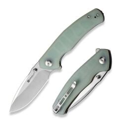 Sencut Slashkin Flipper & Thumb Stud Knife Natural G10 Handle Çakı