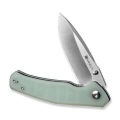 Sencut Slashkin Flipper & Thumb Stud Knife Natural G10 Handle Çakı