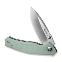 Sencut Slashkin Flipper & Thumb Stud Knife Natural G10 Handle Çakı