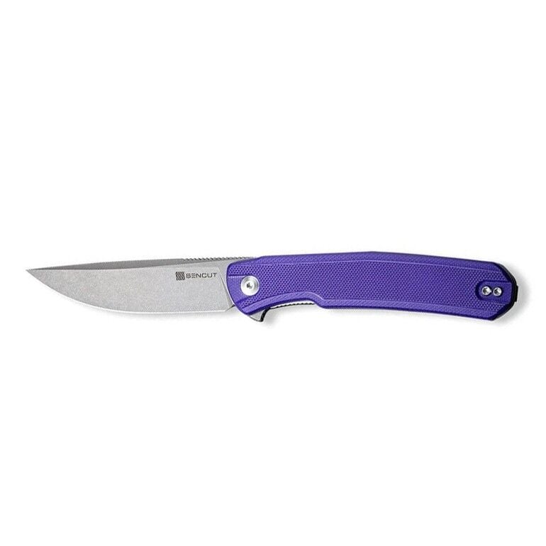 Sencut Scitus Flipper Knife Purple G10 Handle Çakı