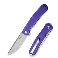Sencut Scitus Flipper Knife Purple G10 Handle Çakı