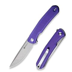 Sencut Scitus Flipper Knife Purple G10 Handle Çakı