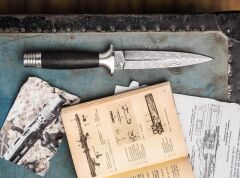 Böker Manufaktur MG-42 Damascus Dagger Bıçak