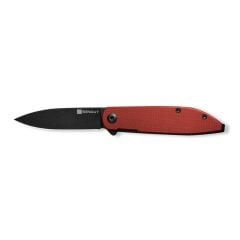 Sencut Bocll II Flipper Knife Burgundy Black Blade G10 Handle Çakı