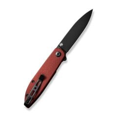 Sencut Bocll II Flipper Knife Burgundy Black Blade G10 Handle Çakı