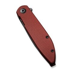 Sencut Bocll II Flipper Knife Burgundy Black Blade G10 Handle Çakı