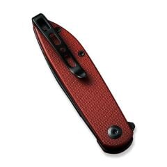 Sencut Bocll II Flipper Knife Burgundy Black Blade G10 Handle Çakı