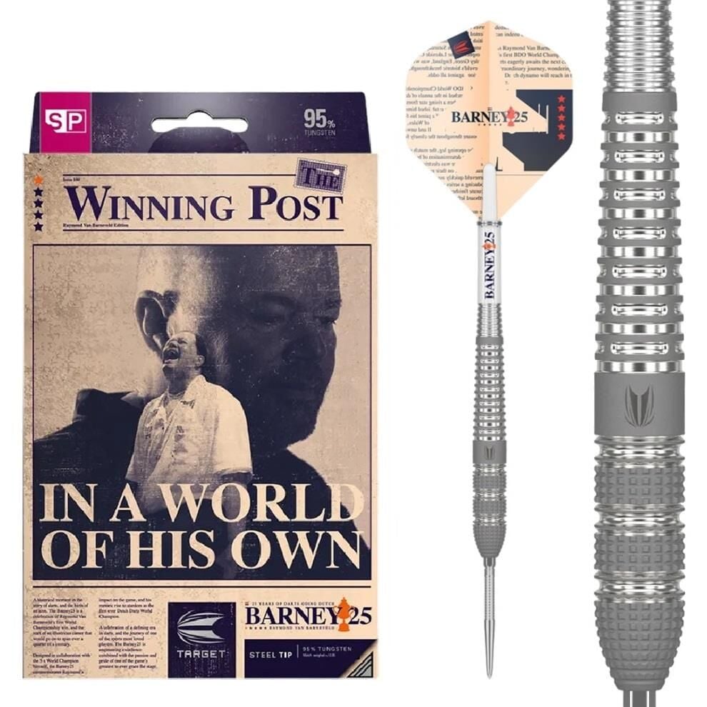Target Barney25 % 90 Tungsten SP Çelik Uçlu Dart Oku