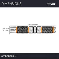 Red Dragon Amberjack 2 % 90 Tungsten Çelik Uçlu Dart Oku