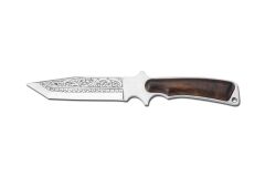 Bora 410 Shogun Stabilize Ceviz Sap Gravürlü Bıçak