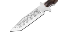 Bora 410 Shogun Stabilize Ceviz Sap Gravürlü Bıçak