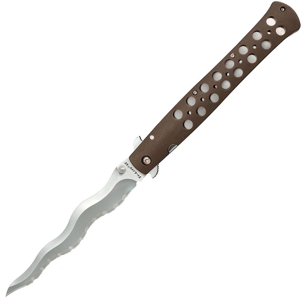 Cold Steel Zytel Handle Ti-Lite 6 Kris Blade Serrated Çakı
