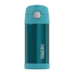 Thermos F401 Funtainer SS Çocuk Pipetli Turkuaz Termos 0,355L