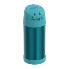 Thermos F401 Funtainer SS Çocuk Pipetli Turkuaz Termos 0,355L