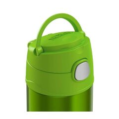 Thermos F401 Funtainer SS Çocuk Pipetli Yeşil Termos 0,355L