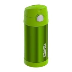 Thermos F401 Funtainer SS Çocuk Pipetli Yeşil Termos 0,355L