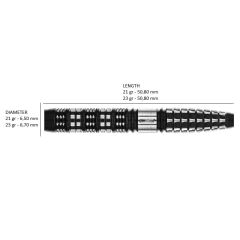 Red Dragon Recon Tapered % 90 Tungsten Çelik Uçlu Dart Oku