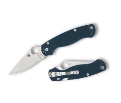 Spyderco Para Military 2 CPM SPY27 G10 Blue PlainEdge Çakı