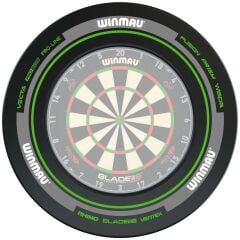 Winmau Advance Black - Green Dart Hedef Tahtası Surround