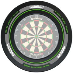 Winmau Advance Black - Green Dart Hedef Tahtası Surround