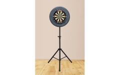 Bora Ayaklı Koyu Gri Dart Hedef Tahtası Düzeneği