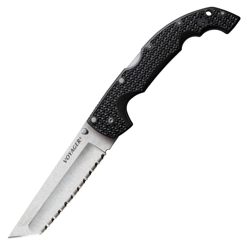 Cold Steel Voyager XL Tanto Point (AUS10A) Serrated Edge Çakı