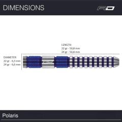 Red Dragon Polaris % 90 Tungsten Çelik Uçlu Dart Oku