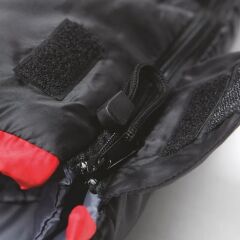 Loap İron -5°C Sol Fermuar Uyku Tulumu Siyah-Kırmızı L