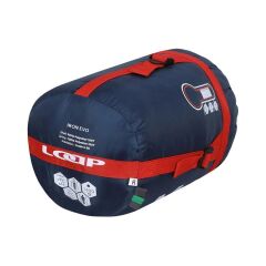 Loap İron -5°C Sol Fermuar Uyku Tulumu Siyah-Kırmızı L