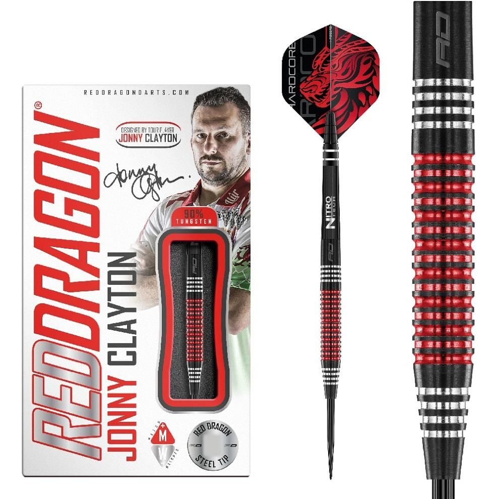 Red Dragon Jonny Clayton SE % 90 Tungsten Çelik Uçlu Dart Oku