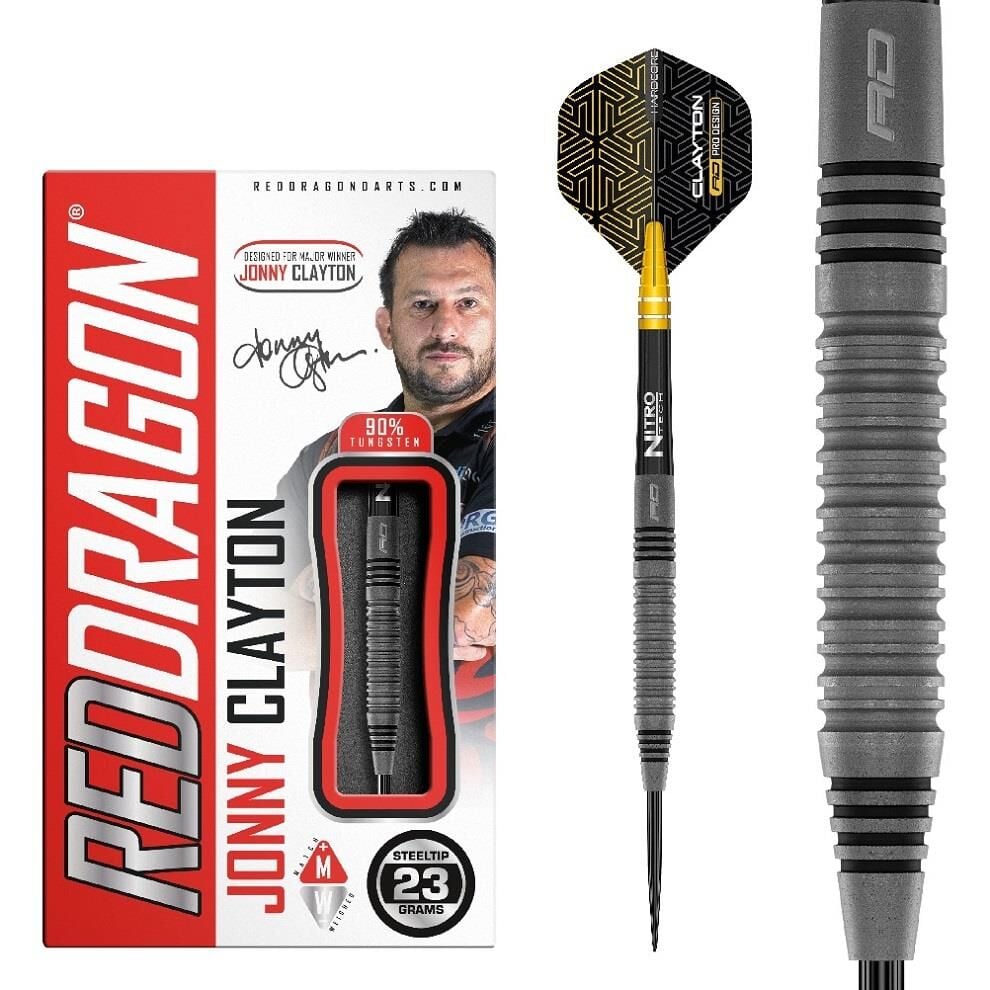 Red Dragon Jonny Clayton Oxide Edition % 90 Tungsten Çelik Uçlu Dart Oku