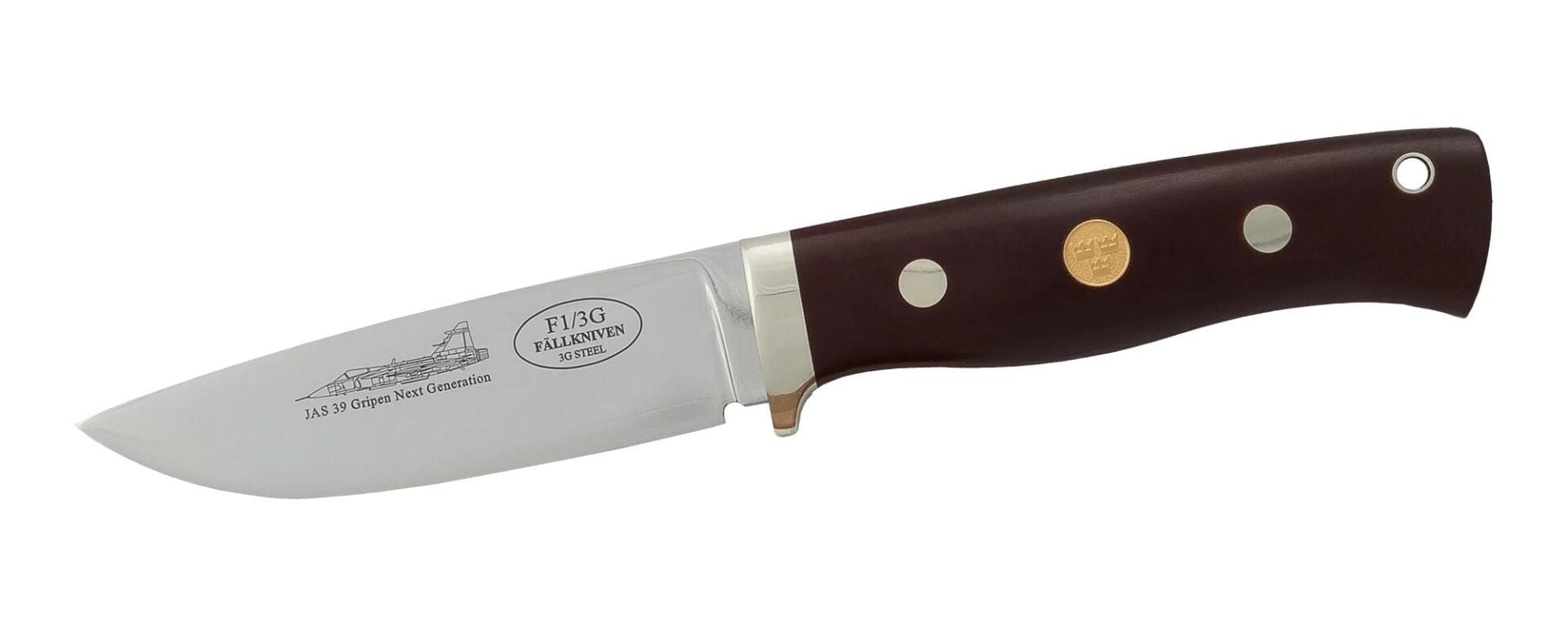 Fallkniven F1L3Gmm Pilot Survival Knife, JAS Edition Deri Kılıflı Bıçak