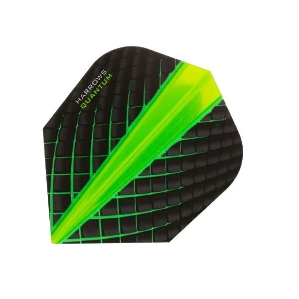 Harrows Quantum Dart Flights Açık Yeşil