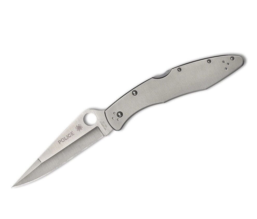 Spyderco Police Model Stainless Plainedge Çakı