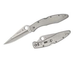 Spyderco Police Model Stainless Plainedge Çakı