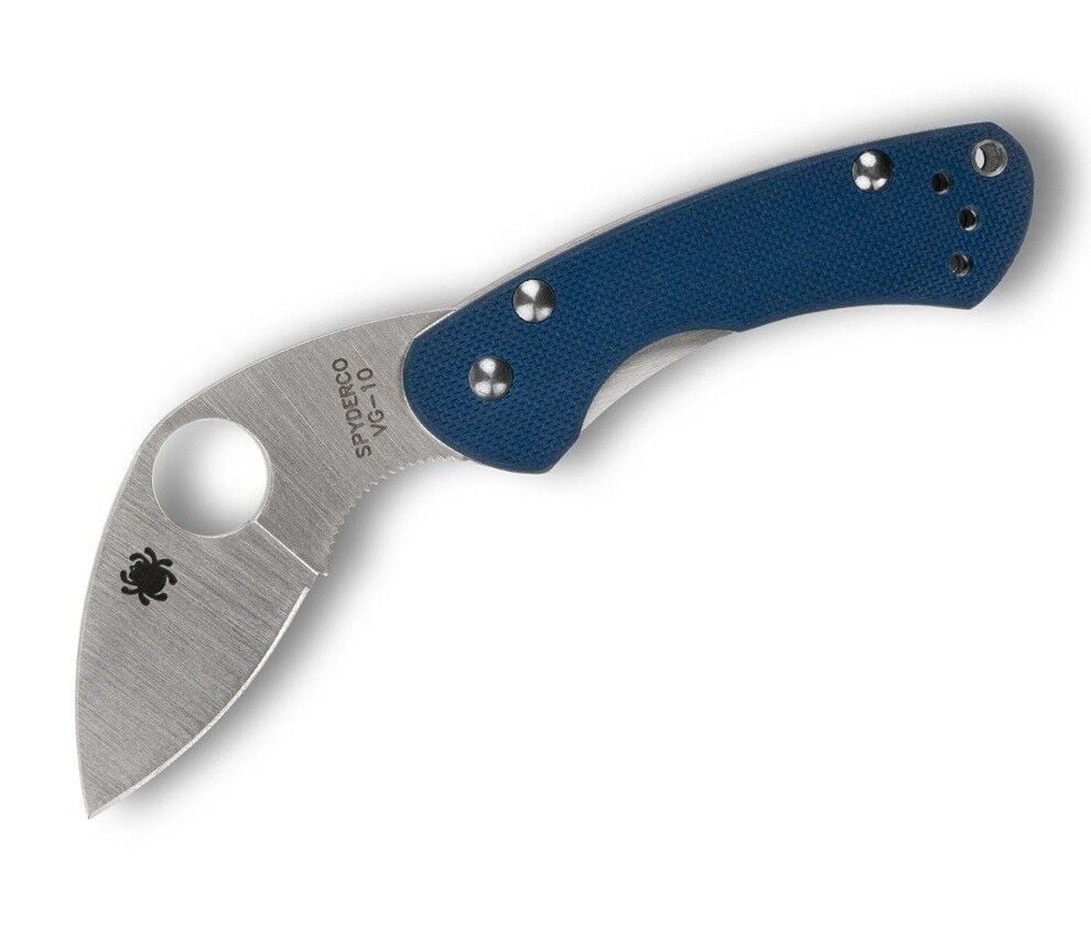 Spyderco Balance Cobalt Blue G-10 CPM SPY27 Plainedge Çakı