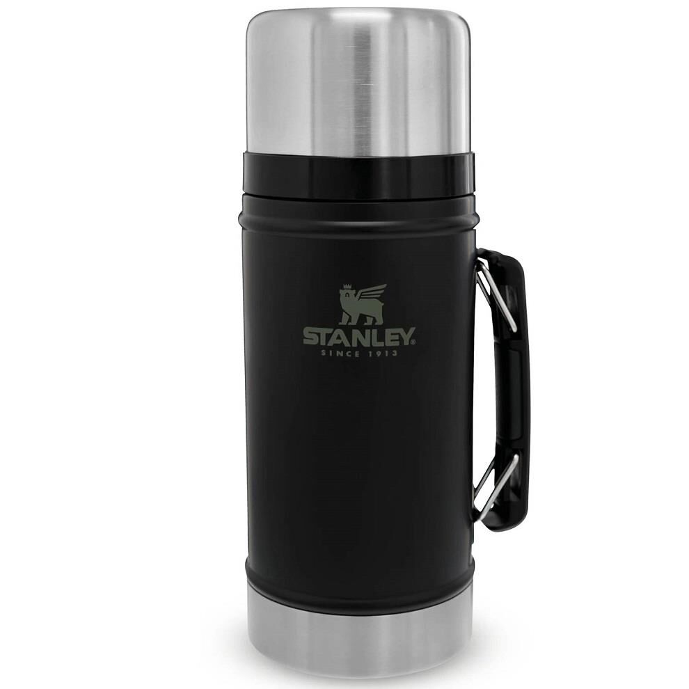 Stanley Klasik Vakumlu Çelik Yemek Termosu 0.94 Lt Siyah
