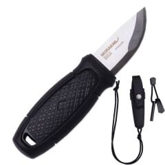 Morakniv Eldris Siyah -Mora Bıçak- (Ateş Başlatıcı Bulunan Kit ile)
