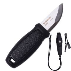 Morakniv Eldris Siyah -Mora Bıçak- (Ateş Başlatıcı Bulunan Kit ile)