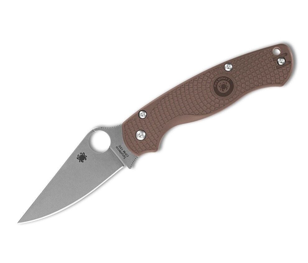 Spyderco Para Military 2 Lightweight Brown CPM 15V Plainedge Çakı