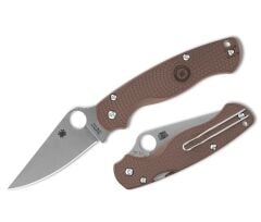 Spyderco Para Military 2 Lightweight Brown CPM 15V Plainedge Çakı