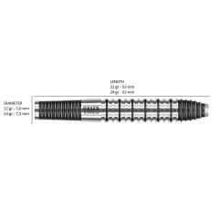 Target Phil Taylor Power 8 - Zero 2 % 80 Tungsten Çelik Uçlu Dart Oku