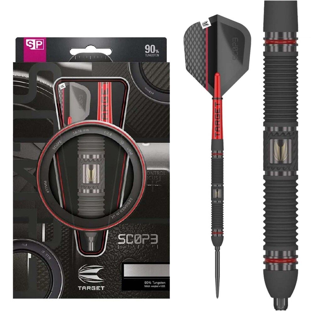 Target Scope 01 % 90 Tungsten SP Çelik Uçlu Dart Oku