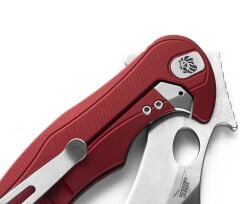 Lionsteel L.E.One Mid-Red / Stone Washed Çakı