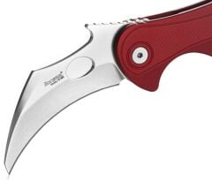 Lionsteel L.E.One Mid-Red / Stone Washed Çakı